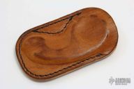 Brass Snail with Salty Dog Finish and GSD Leather