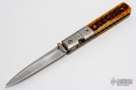 Damascus and Bone Physicians Knife