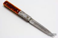 Damascus and Bone Physicians Knife