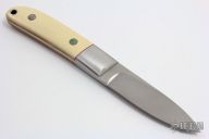 Fixed Blade with Ivory and Abalone