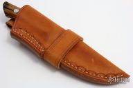 Drop Point Hunter with Stag