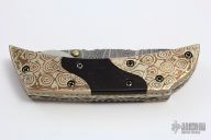 Damascus, Mokume & Buffalo Horn Folder