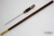 Spike Cane - Bronze Skull Top