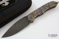 ANAX - C.N. Elmax Damascus and Flamed Titanium