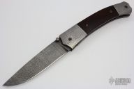 Integral Damascus Linerlock