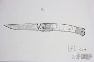 Integral Damascus Linerlock