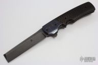 Razor with Black Timascus Bolsters