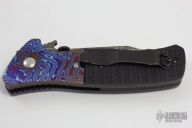 Custom CQC-45 - Damascus/MokuTi/Hand Checkered Micarta