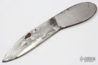 Damascus Boot or Neck knife Blank