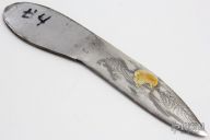 Damascus Boot or Neck knife Blank