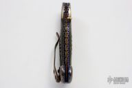 Damascus & Abalone Bolster Release D/A