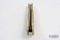 TB62110 Tony Bose Saddlehorn - Antique Jigged Bone