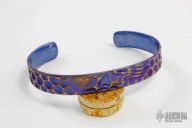 Carved Skull Titanium Bracelet