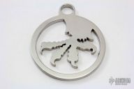 Polished Titanium Claw Logo