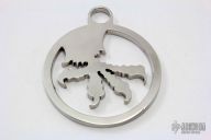 Polished Titanium Claw Logo