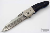 Damascus Linerlock