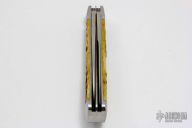 Peach Seed Jigged Antique Bone Wharncliffe Trapper (TB622013 154-CM)