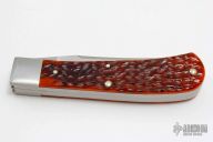 Jigged Chestnut Bone Millenium Trapper (TB622000 ATS-34)
