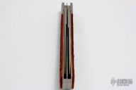 Jigged Chestnut Bone Millenium Trapper (TB622000 ATS-34)