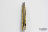 Peach Seed Jigged Antique Bone Tribal Spear (TB612010 154-CM)