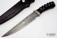 Damascus & Horn Knife