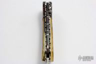 Damascus and Mammoth Ivory Linerlock