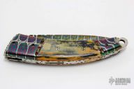 Damascus and Mammoth Ivory Linerlock