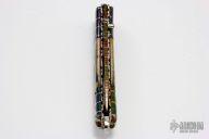 Damascus and Mammoth Ivory Linerlock