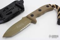 103-2TA Currahee T/E Tan Serrated