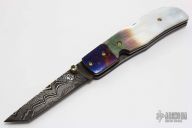 Damascus Tanto Lockback