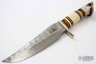 50 Year Commemorative Style Damascus Bowie