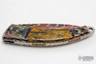 Damascus and Mammoth Ivory Linerlock