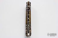 Damascus and Mammoth Ivory Linerlock