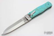 Genuine Turquoise Lever Lock Auto
