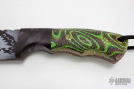 Custom Chopper with Leather Sheath