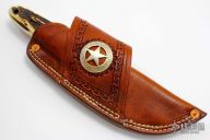 KM-6 - Arkansas Toothpick - Leather Sheath