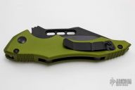 132-2GR Vector - Green Black Partial Serrated