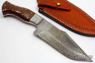 Damascus Sobral Style Fixed Blade