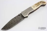 Damascus and Stag Folder