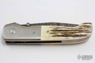 Damascus and Stag Folder