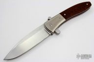 Large Toggle Lock Folder - Snakewood