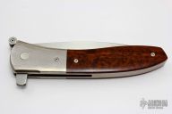 Large Toggle Lock Folder - Snakewood