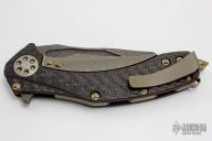 Matrix - Herringbone Damascus and Carbon Fiber