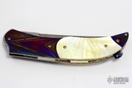 Damascus & Gold Lip Pearl Auto