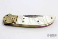 Damascus, Mokume and MOP Linerlock