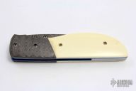 Damascus and Ivory Linerlock