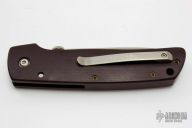 ATCF - Maroon Micarta - Linerless Linerlock