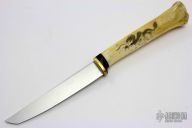 Small Tanto - Scrimshaw