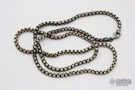 Killbox 3mm Solid Sterling Silver 24" Necklace