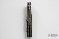 Socom Bravo Clip Point Mirror - Green Canvas Micarta